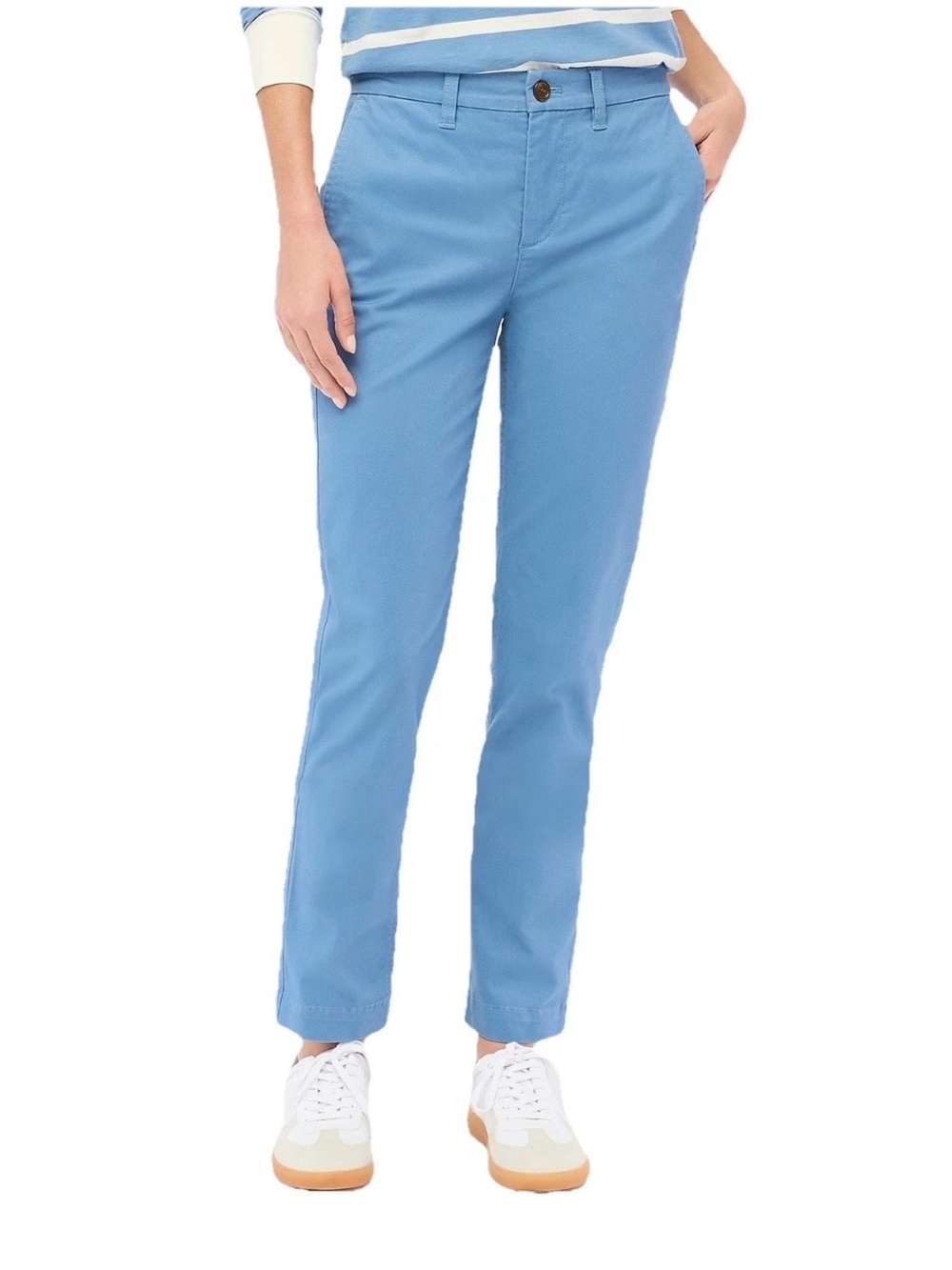 J. Crew Girlfriend Blue Women's Chinos